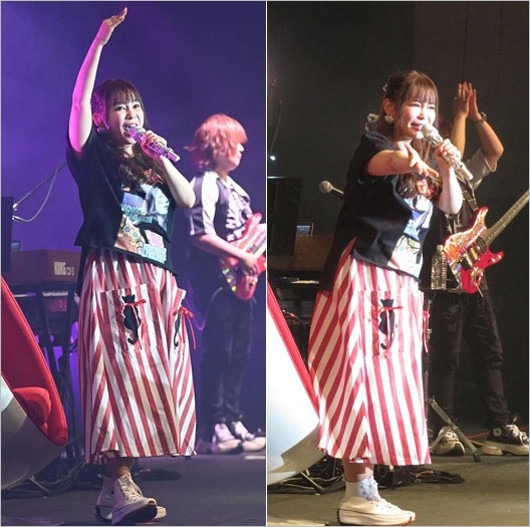 双子妊娠の中川翔子バースデーライブ画像