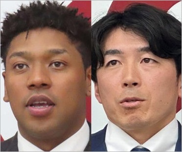巨人・オコエ瑠偉選手と増田大輝選手