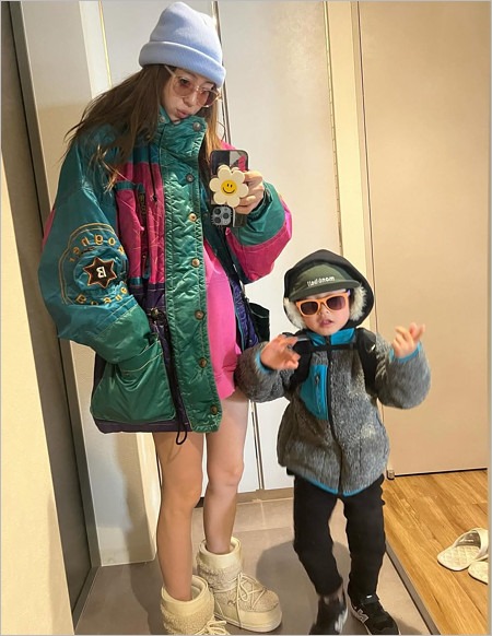 元アイドリング!!!大川藍と子供の画像