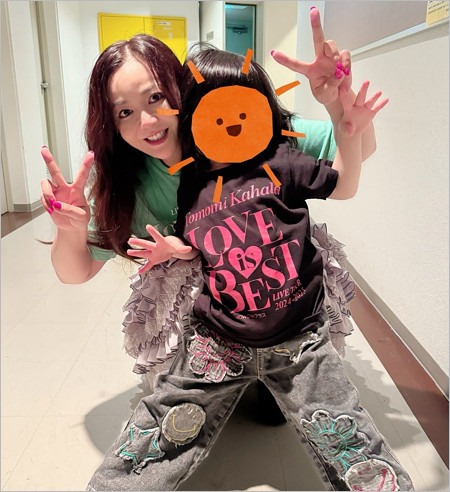 華原朋美と長男