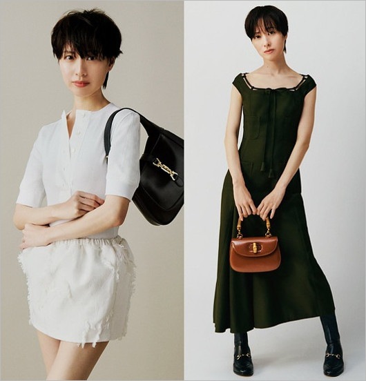 戸田恵梨香、グッチのアンバサダー就任の近影