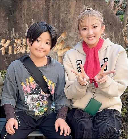 山田まりやと息子・崇徳