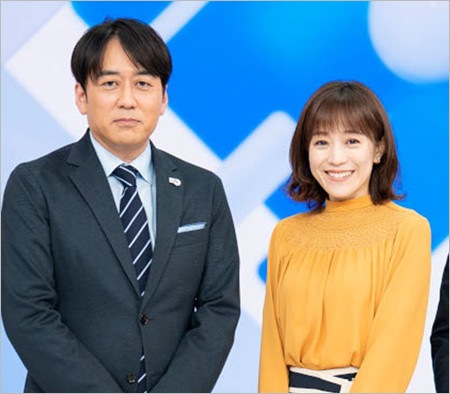 安住紳一郎アナと江藤愛アナ