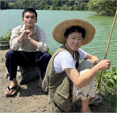 阿部サダヲ＆北村匠海『あんぱん』共演時の2ショット