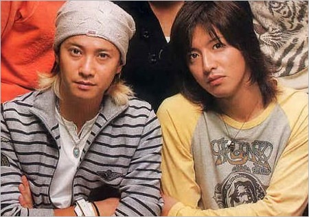 中居正広と木村拓哉（SMAPのツートップ）