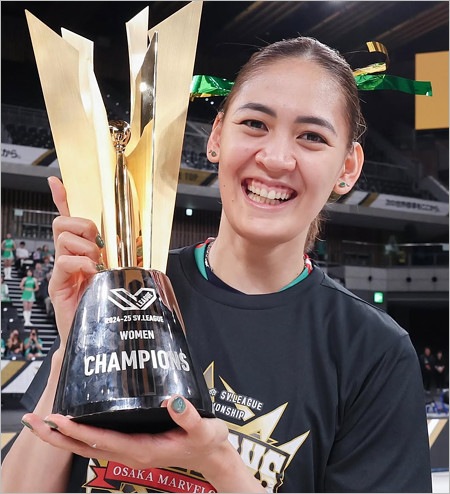 バレーボール女子・箕輪幸選手