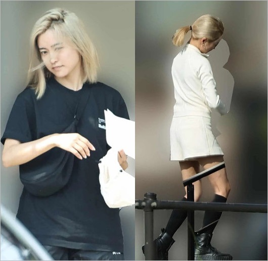 金髪姿の小島瑠璃子