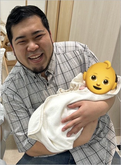 令和ロマン松井ケムリと子供の画像