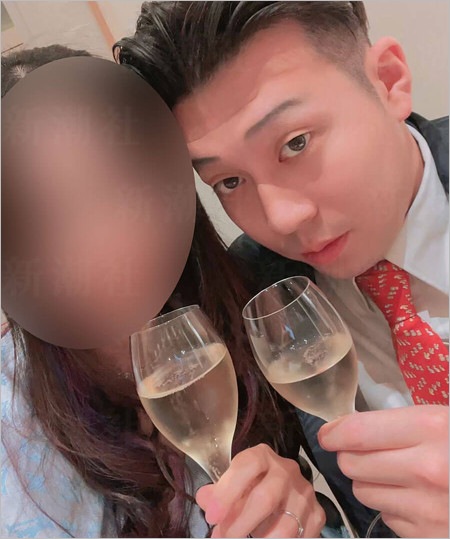 中村児太郎と妻の2ショット