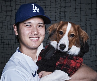 大谷翔平とデコピン