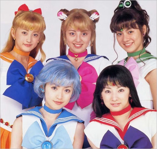 実写ドラマ『セーラームーン』出演の北川景子、泉里香、沢井美優、安座間美優、小松彩夏