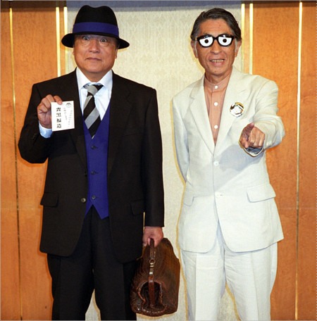 喪黒福造役の伊東四朗と藤子不二雄A