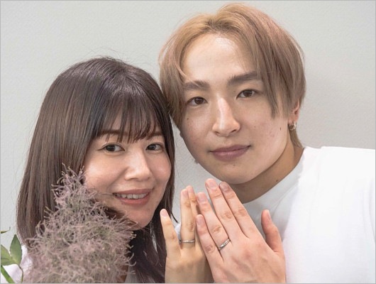 流れ星☆たきうえの元妻・小林礼奈と再婚相手の美容師・山口尚人