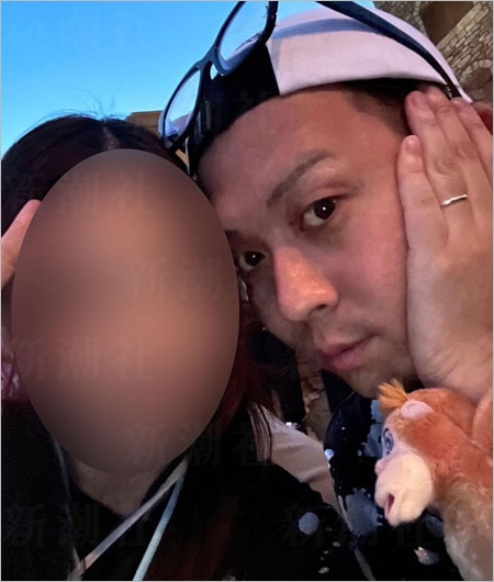 中村児太郎と妻・梢(仮名)2ショット