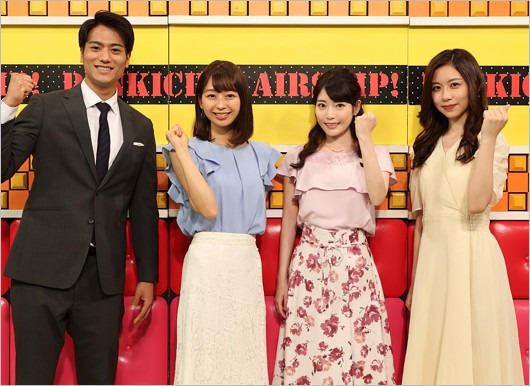 山本賢太アナ・小室瑛莉子アナ・竹俣紅アナ・小山内鈴奈アナ