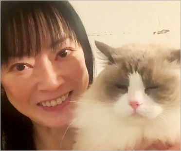 遠野なぎこと愛猫・愁くん