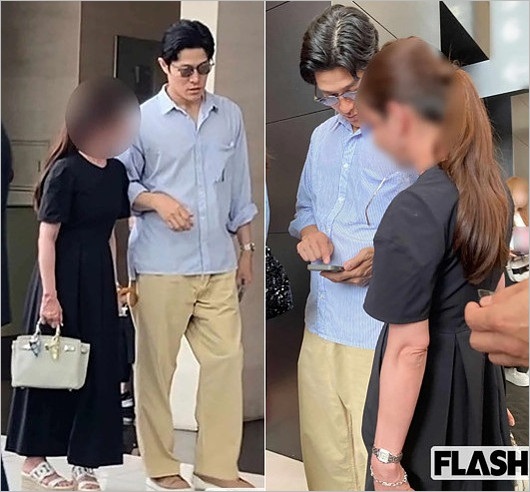 鈴木亮平と結婚した妻の2ショット画像（顔にぼかしあり）