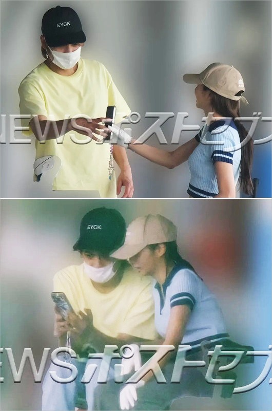 WEST.中間淳太と林祐衣の2ショット画像