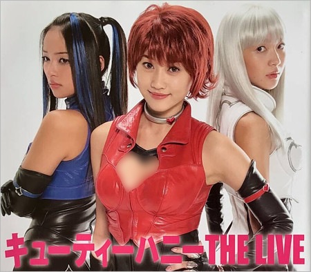 キューティーハニー THE LIVE出演時の原幹恵・水崎綾女・竹田真恋人