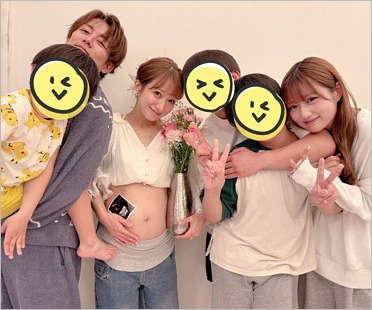 辻希美と家族の写真