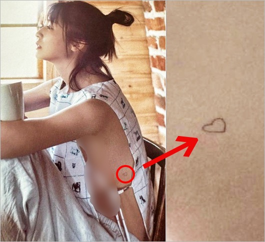 元欅坂46長濱ねるのタトゥー画像