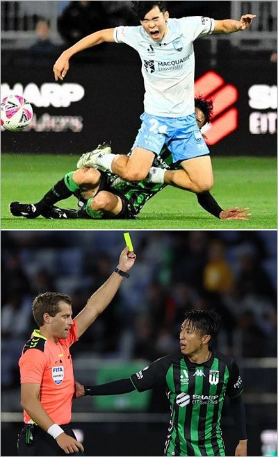 檀崎竜孔がスポーツ賭博で故意にイエローカードをもらったシーン