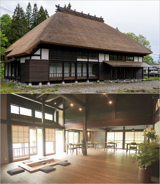 鳥羽周作シェフの古民家レストランNAGANO外観と店内