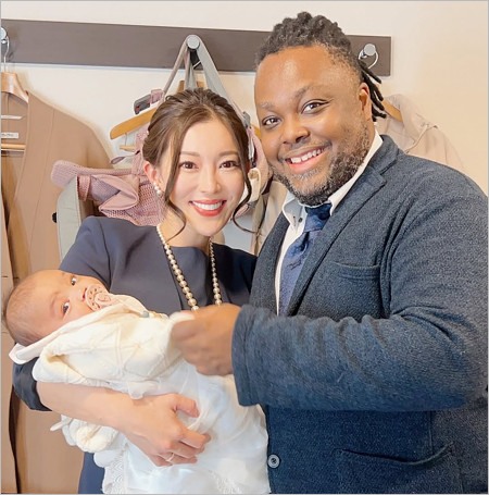 クリス・ハートと再婚相手の兼下真由子