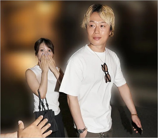 フライデーの今川菜緒アナと見取り図リリー2ショット画像