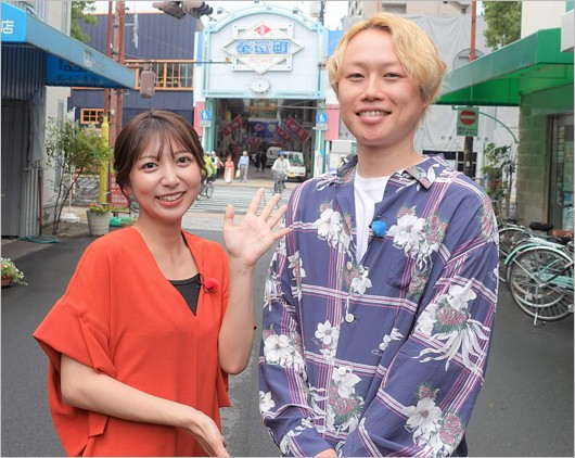 今川菜緒アナとリリー『金バク！』共演時の画像