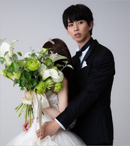 はじめしゃちょーと妻のウェディングフォト画像