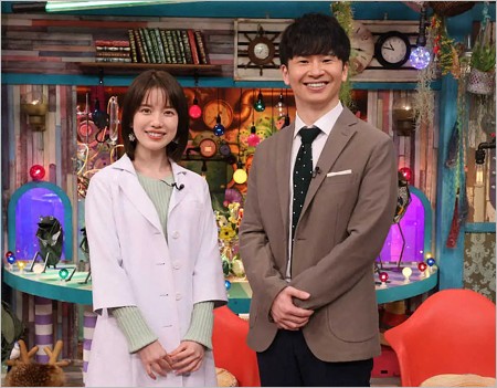 激レアさんを連れてきた。出演の弘中綾香アナウンサーとオードリー若林正恭