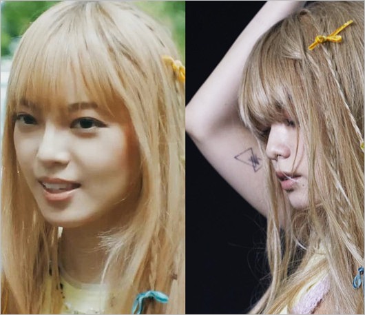 平手友梨奈が金髪タトゥー披露（新曲『I'm human』MV）