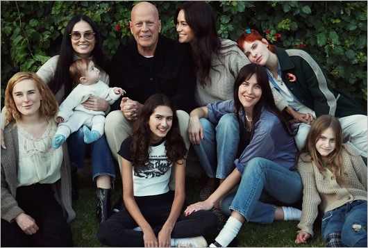 ブルース・ウィリスと家族