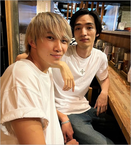 遠藤健慎容疑者と清水尋也被告の2ショット