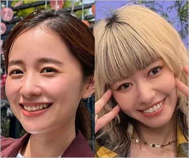 堀田真由と山本舞香