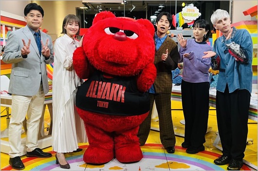 5時に夢中！水曜レギュラーメンバー（中丸雄一・小原ブラス・松田ゆう姫・大島由香里アナ・垣花正アナ）