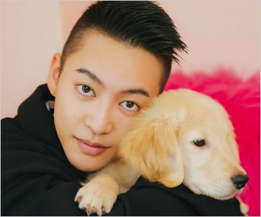 BE:FIRST三山凌輝と愛犬のゴールデンレトリバー・もんくん