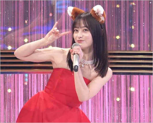 紅白できつねダンス披露の橋本環奈