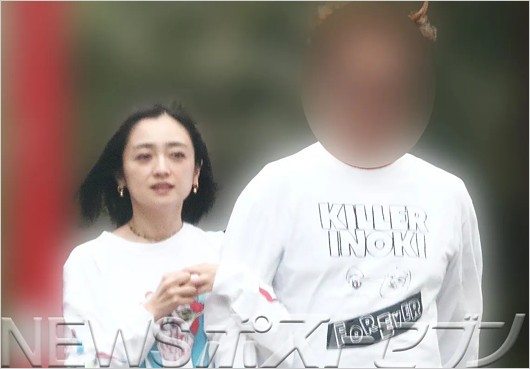 安達祐実と新恋人A氏の2ショット画像