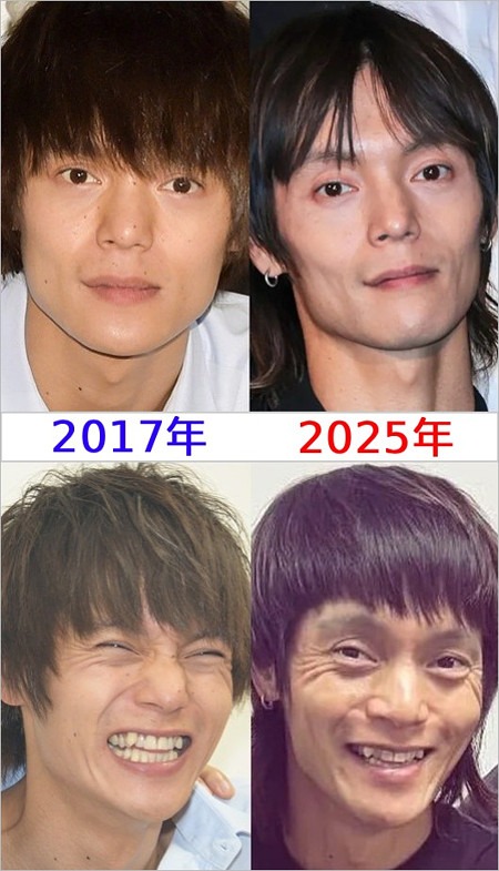 窪田正孝の顔が変わる前と激ヤセした現在の比較