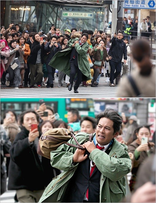 踊る大捜査線NEW撮影現場のワンシーン