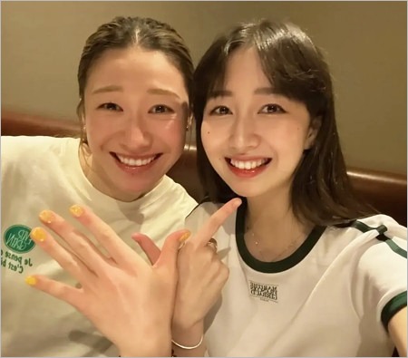 Cocomiと石川真佑選手(石川祐希選手の妹)