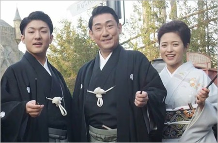 中村橋之助と中村芝翫＆三田寛子