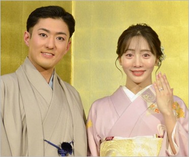 中村橋之助と婚約相手の能條愛未（元乃木坂46）