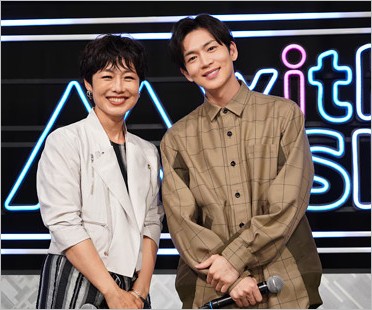 『with MUSIC』司会の有働由美子アナウンサー&松下洸平