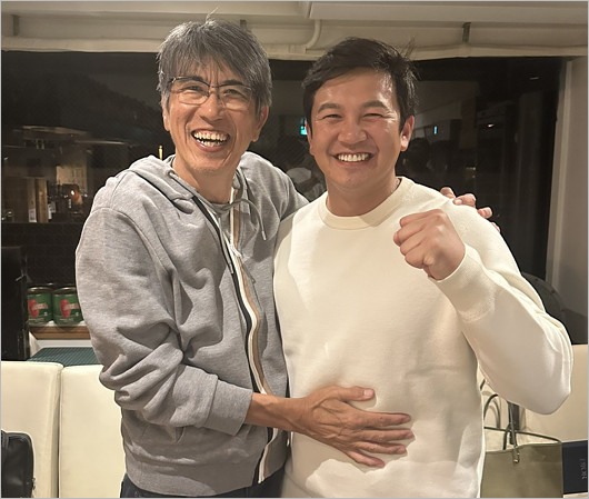 石橋貴明と横浜DeNAベイスターズ山﨑康晃投手