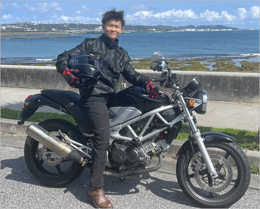 ゆたぼんのバイク(ホンダVTR250)