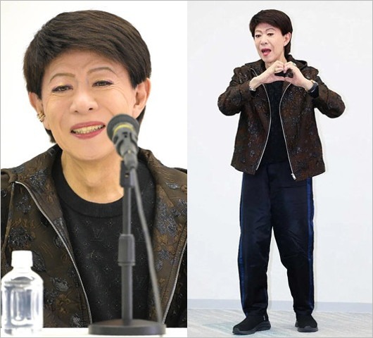 美川憲一が復帰会見時の姿