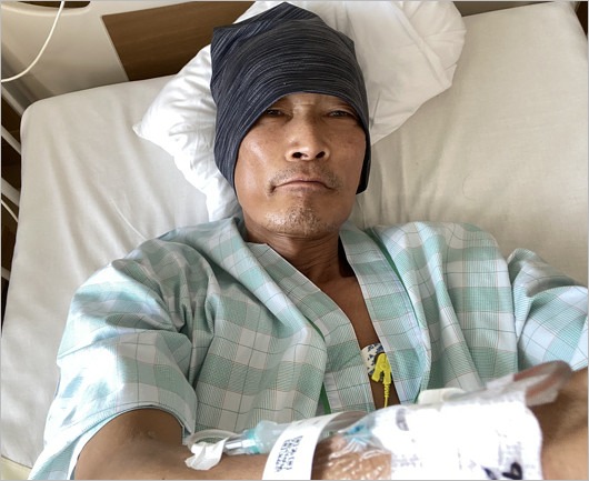 杉田あきひろ入院姿